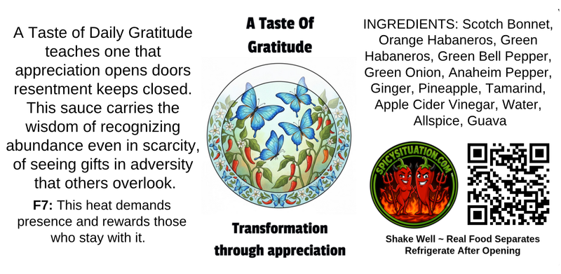 Label art for A Taste Of Gratitude