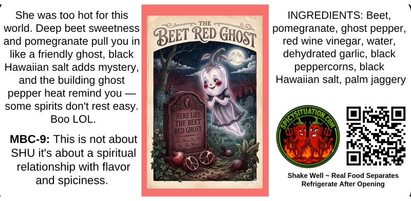 Label art for Beet Red Ghost