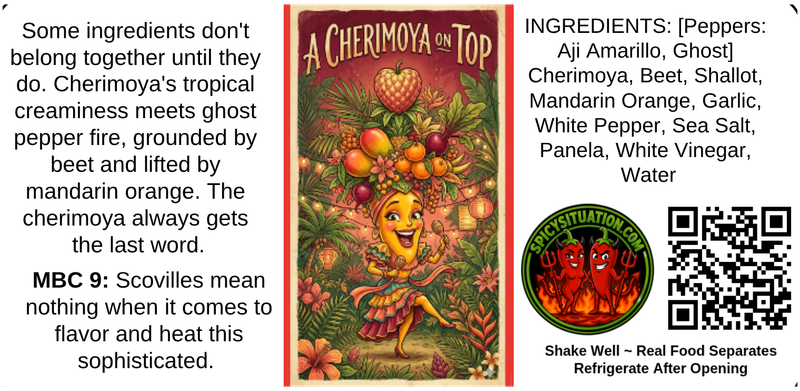 Label art for Cherimoya On Top