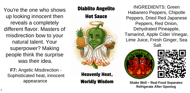 Label art for Diablito Angelito