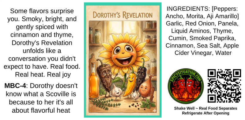 Label art for Dorothy's Revelation