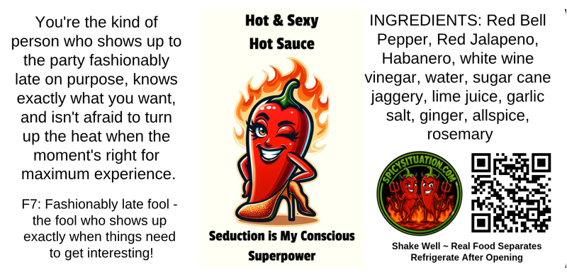 Label art for Hot & Sexy