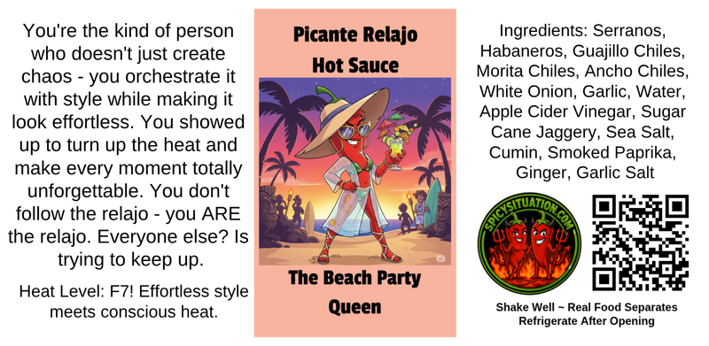 Label art for Picante Relajo