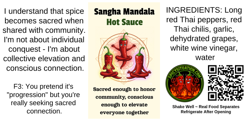 Label art for Sangha Mandala