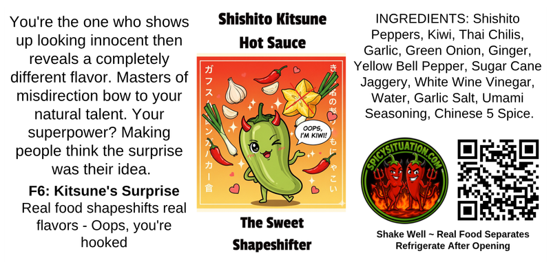 Label art for Shishito Kitsune