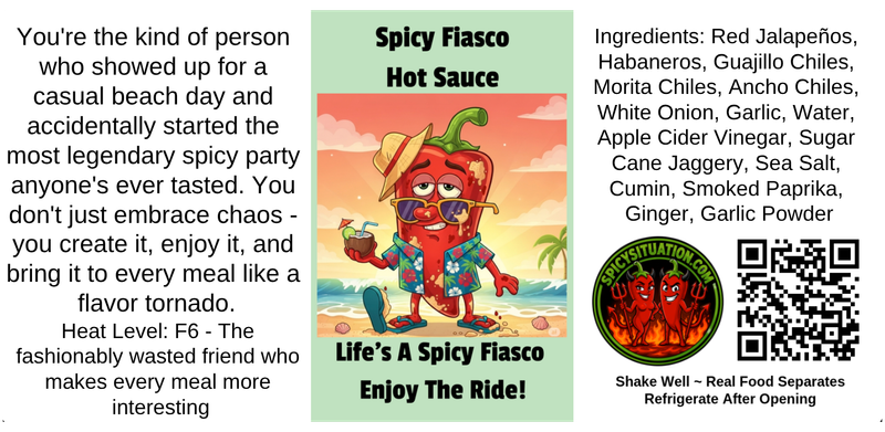 Label art for Spicy Fiasco