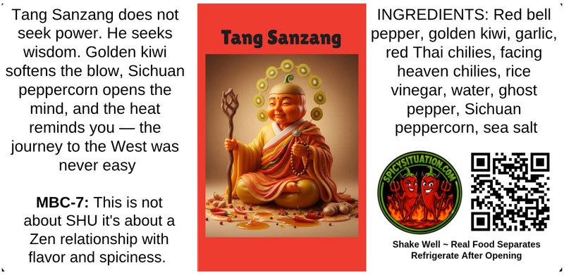 Label art for Tang Sanzang