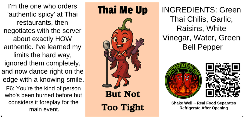Label art for Thai Me Up