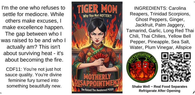Label art for Tiger Mom