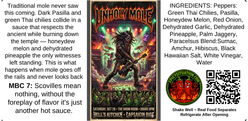 Label art for Unholy Mole